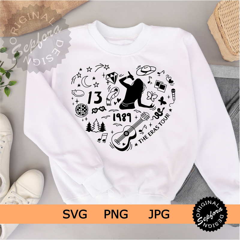 The Eras Tour svg Taylor Swift svg albums icons svg for cricut and sublimate print.jpg