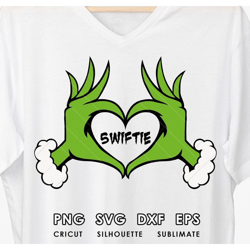Swiftie SVG Grinch hands Love PNG - Merry Swiftmas Digital Artwork, Christmas Swiftie Gifts instant digital download, sublimation.jpg