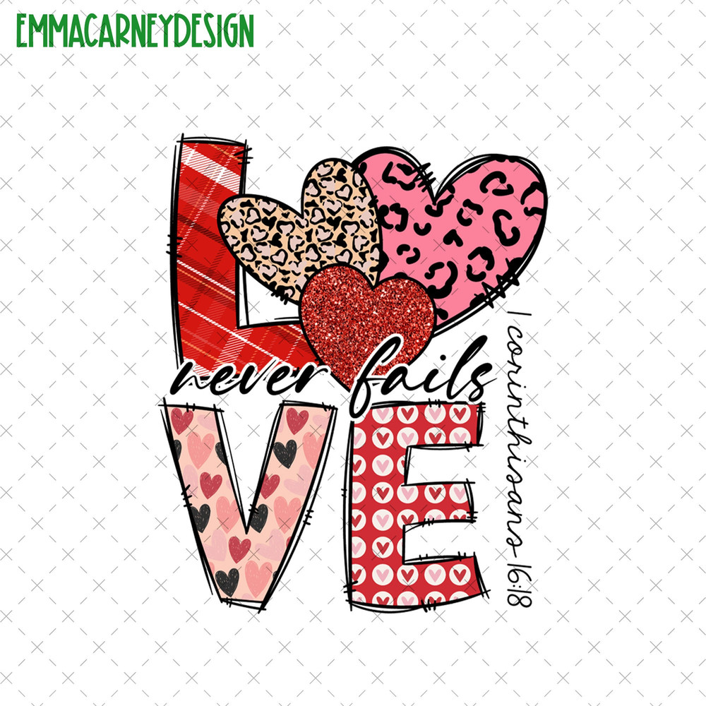 Love Never Fails Christian Valentine Png, Bible Verse Christian Png, Jesus Valentine Png, Religious Love Png, Jesus Is My Valentine Png.jpg
