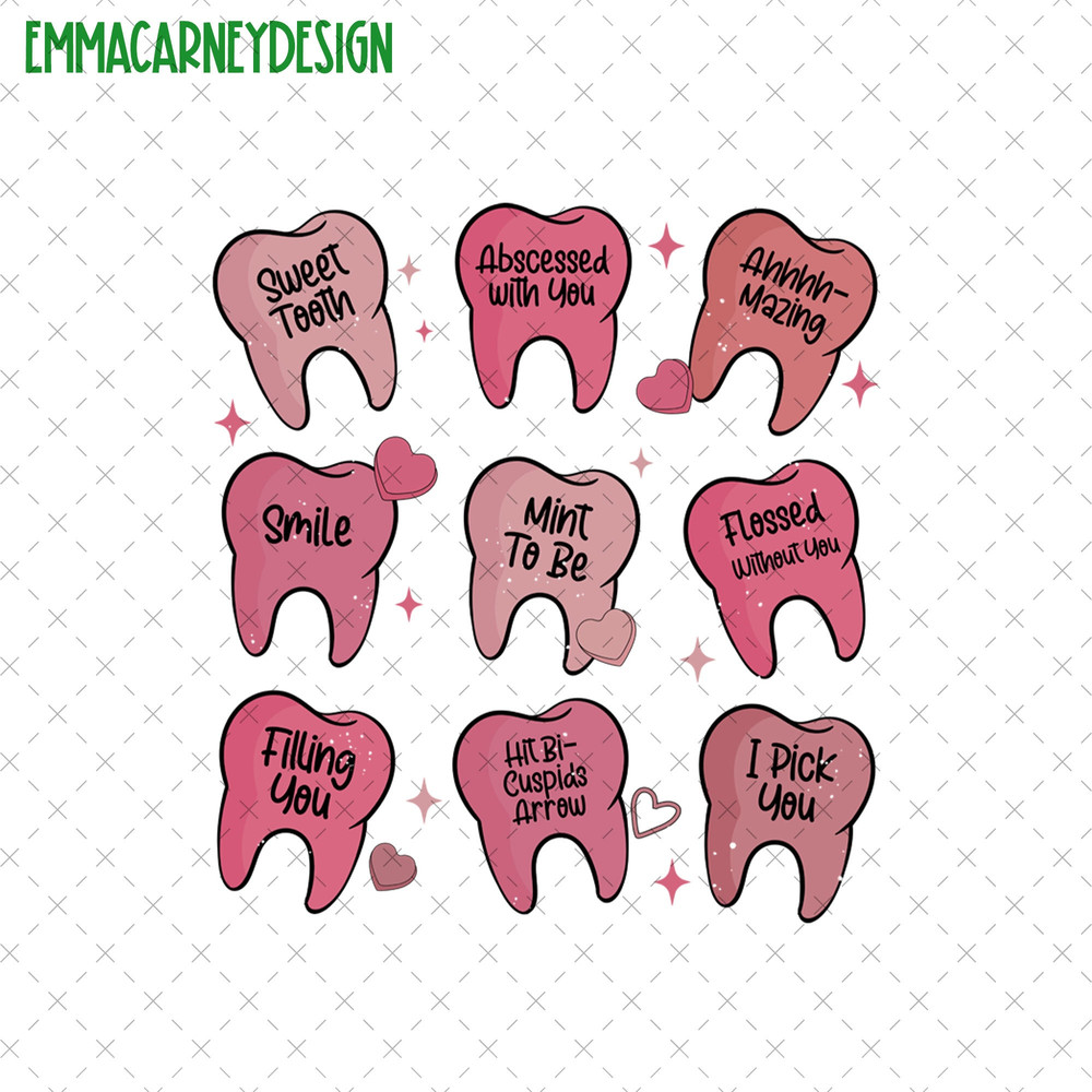 Sweet Tooth Dental Squad Valentine's Day Png, Dentist Valentine Png, Dental Hygienist Png, Dental Assistant Png, Dental Valentine Gift.jpg