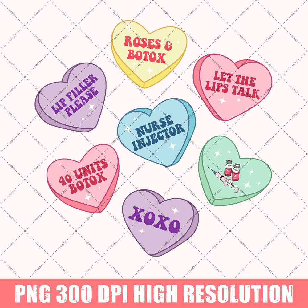 Nurse Injector Valentine's Day PNG, Botox and Filler PNG, Aesthetic Nurse Injector Digital Download, Dermatology Cosmetic Nurse Sublimation.jpg