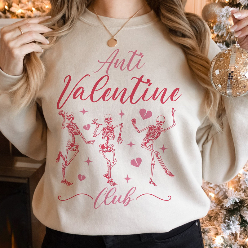 Anti Valentine Club SVG, Valentines Sublimation, Valentine Png, Valentine Svg, Skeleton Png, Digital Download, Sublimation Designs.jpg