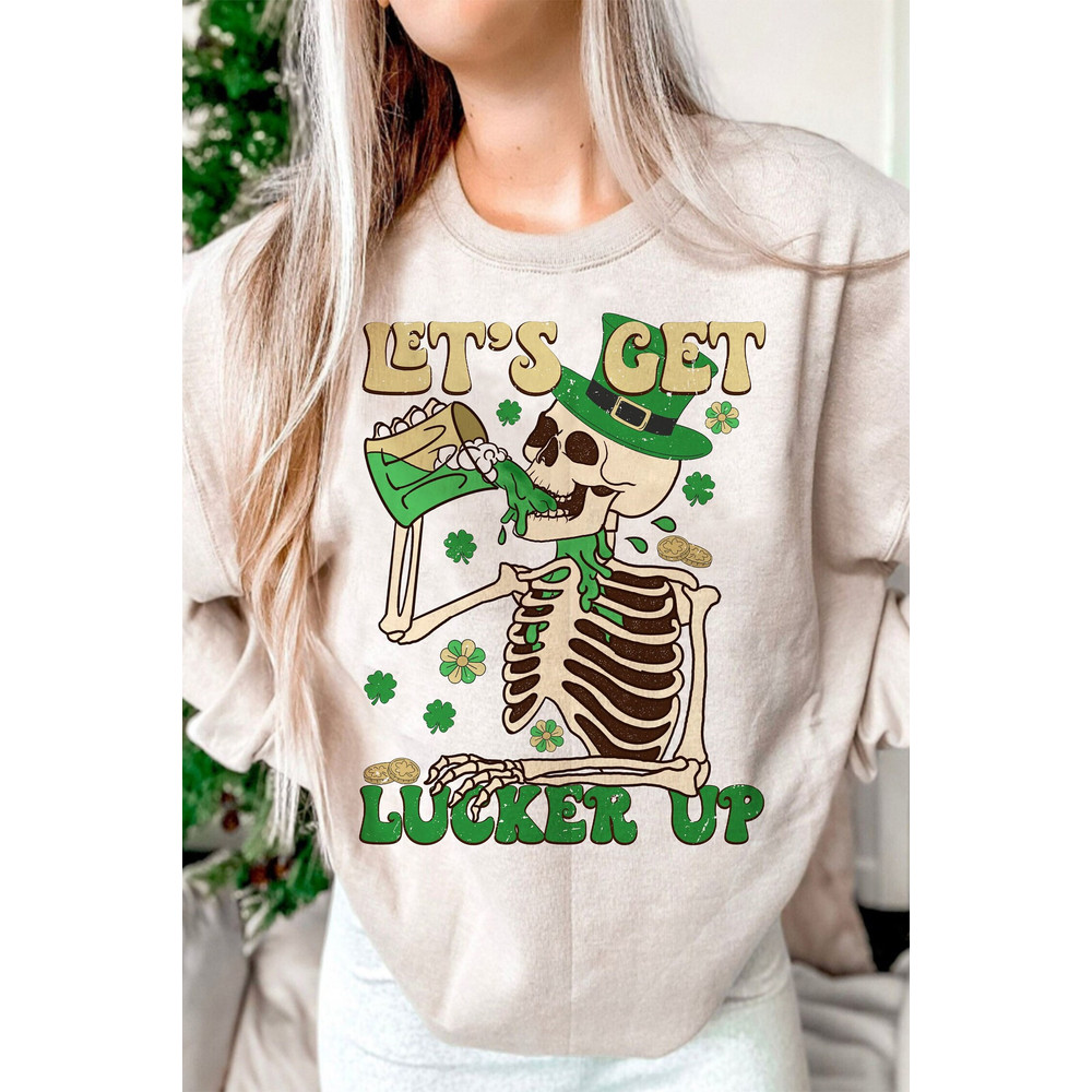 Lets Get Lucker Up PNG, Retro St Patrick's Day Png, Lucky Png, Shamrock Png, St Patrick's Day Png, Sublimation Designs, Digital Download.jpg