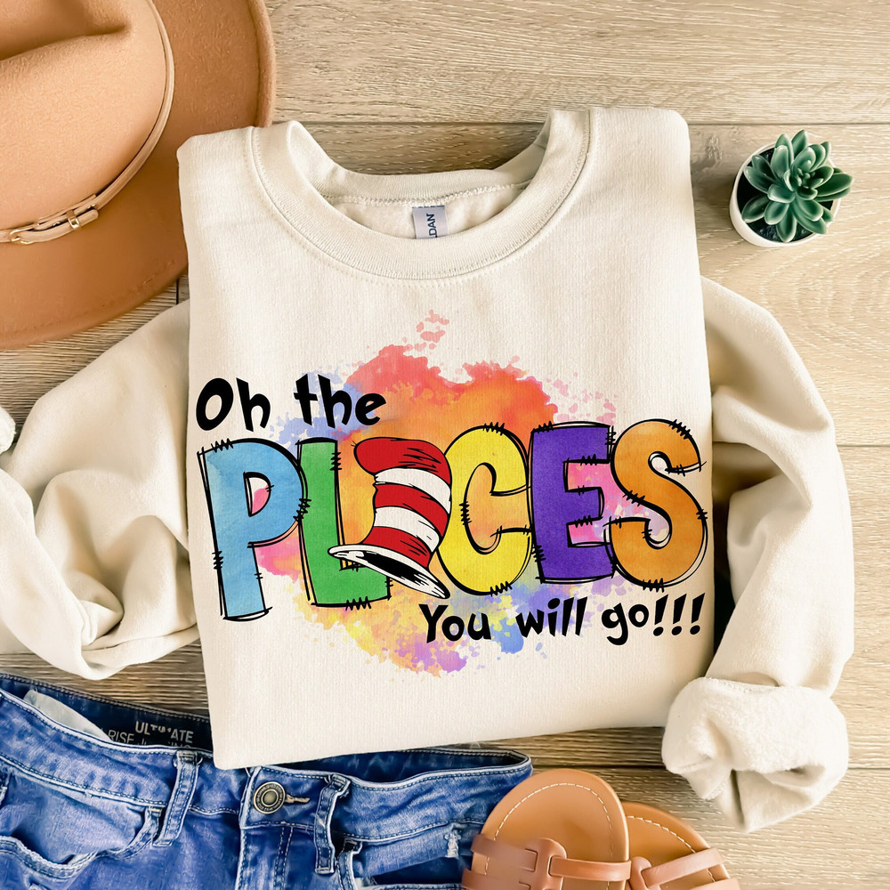 Oh the Places You Will Go When You Read PNG, Dr.Suesss Png, Dr.Suesss Day Png, Read across America, School Png, Teacher Png, Png Sublimation 1.jpg