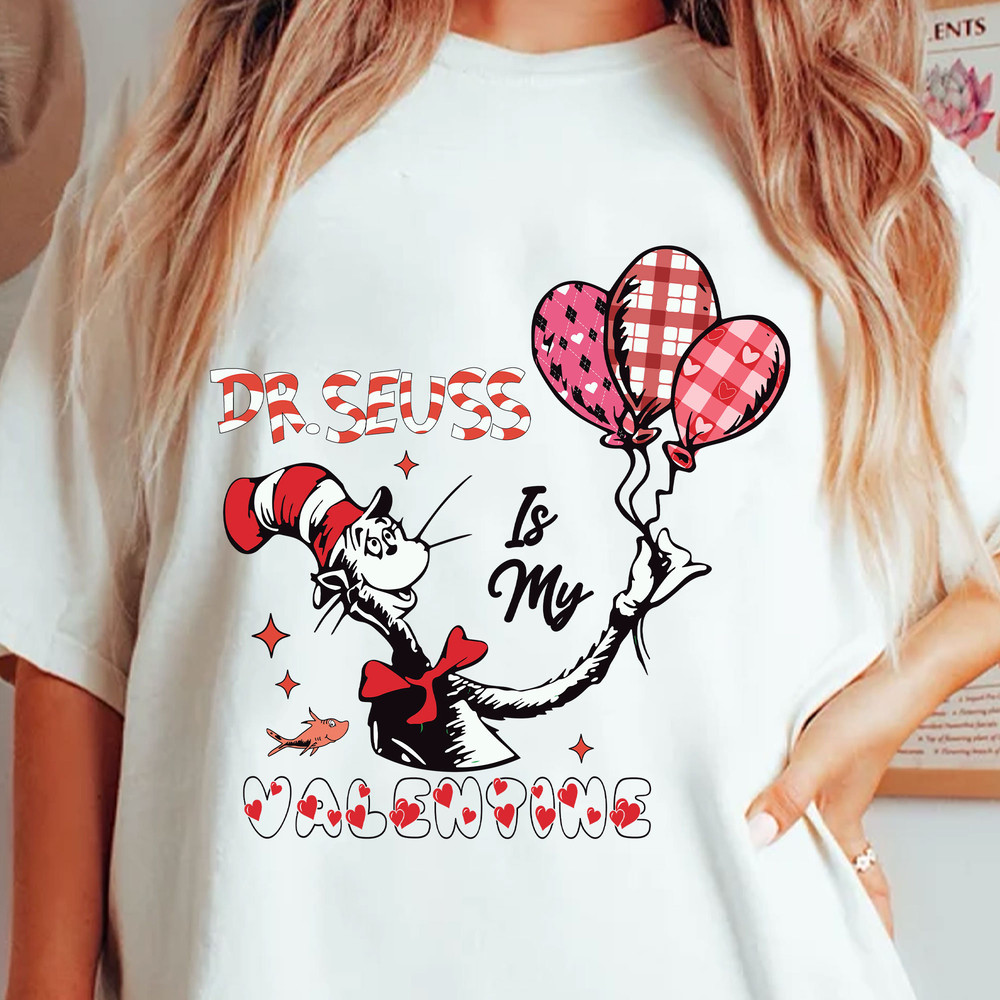 Dr. Seuss is My Valentine Svg, Cat In The Hat Svg, Thing 1 Thing 2 Svg, Happy Valentine Day Svg, Valentine's Svg, Dr.Seuss for Teacher Gifts.jpg