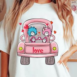 happy valentines dr. seuss png, thing 1 thing 2 png, truck valentine, cat in the hat png, happy valentine day png, dr.se