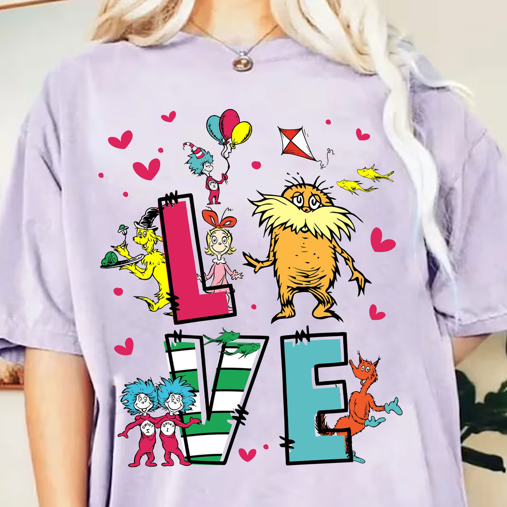 Love Reading Dr.Seuss Sublimation, Happy Valentine Day, Dr. Seuss Png, Cat In The Hat Png, Thing 1 Thing 2 Png, Dr.Seuss for Teacher Gift.jpg