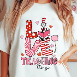 love teaching things png, cat in the hat png, dr.seuss valentine, happy valentine day, dr. seuss png, thing 1 thing 2, d