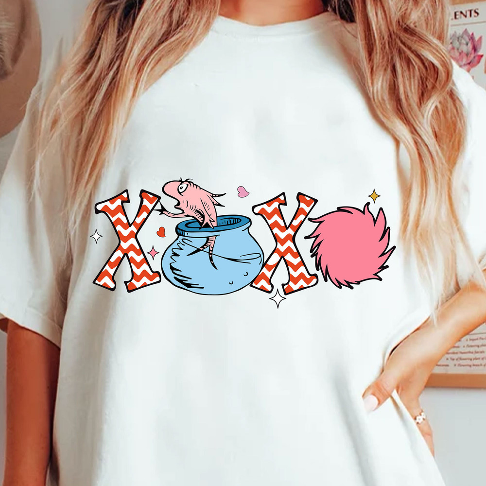 One Fish Two Fish Svg, Valentine Xoxo Svg, Cat In The Hat Svg, Happy Valentine Day Svg, Valentine's Svg, Dr.Seuss for Teacher Gifts.jpg