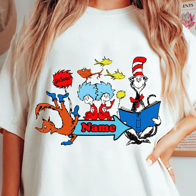 Personalized Dr Seuss Svg, Custom Name, Cat In The Hat Svg, Thing 1 Thing 2 SVG, One Fish Two Fish, Green Eggs and Ham, Dr.Seuss for Teacher.jpg