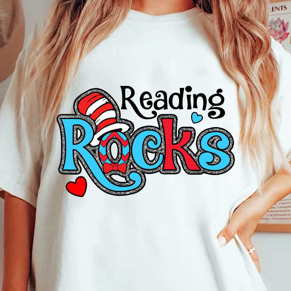 Reading Rocks Png, Dr. Seuss Png, Cat In The Hat, Thing 1 Thing 2 Png, Reading Png, Dr.Seuss for Teacher,Dr Seuss Teacher,Green Eggs and Ham 1.jpg
