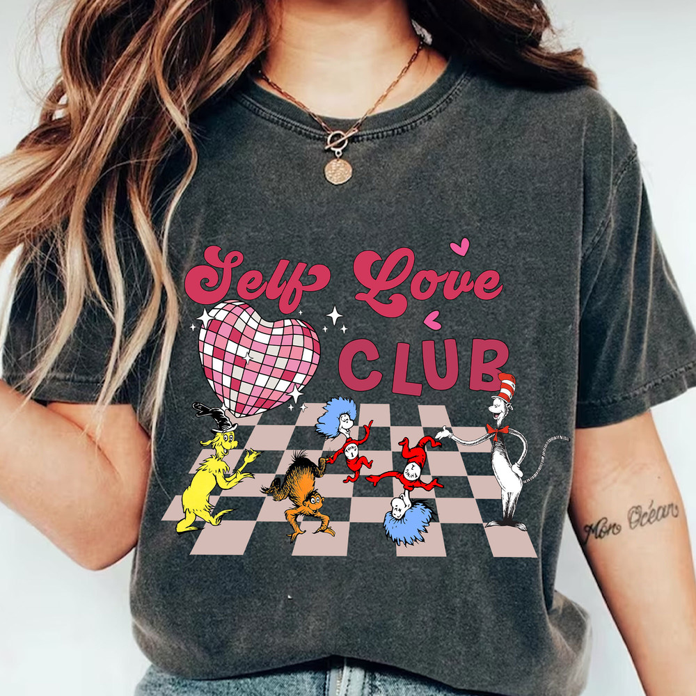 Self Love Club Png, Disco Ball Heart Valentine Png, Friends Dr.Seuss Png, Valentine Png, Cat In The Hat, Thing 1 Thing 2, Green Eggs and Ham.jpg