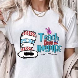 teach love inspire png, dr. seuss png, cat in the hat png, green eggs and ham png, thing 1 thing 2 png, dr.seuss for tea