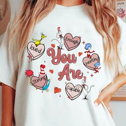 you are enough worthy capable strong loved, dr. seusss png, cat in the hat png, thing 1 thing 2, happy valentine day , d