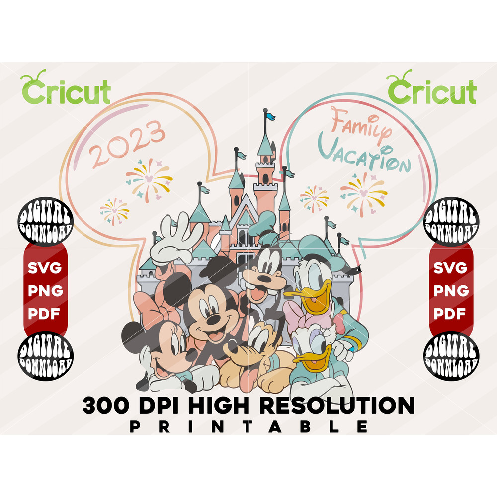 2023 Family Vacation Svg, Family Trip Svg, Mickeyy And Friends Svg, Magical Kingdom Svg, Svg, Png Files For Cricut Sublimation.jpg