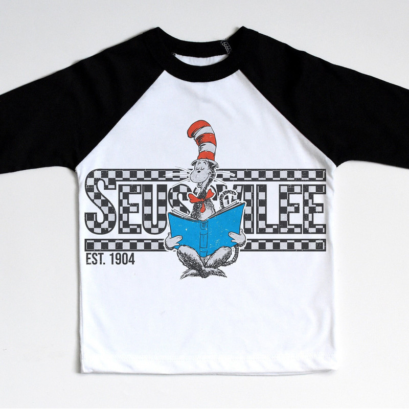 Checkered Seussvillee PNG, Read Across America Day PNG, Teacher png, School png, Dr suess day, Dr suess Sublimation png, Digital file, png.jpg