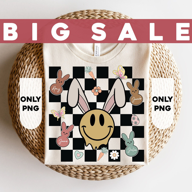 Happy Easter png, Easter Png Sublimation, Groovy Easter png, Cute Easter Sublimation, Digital Download.jpg