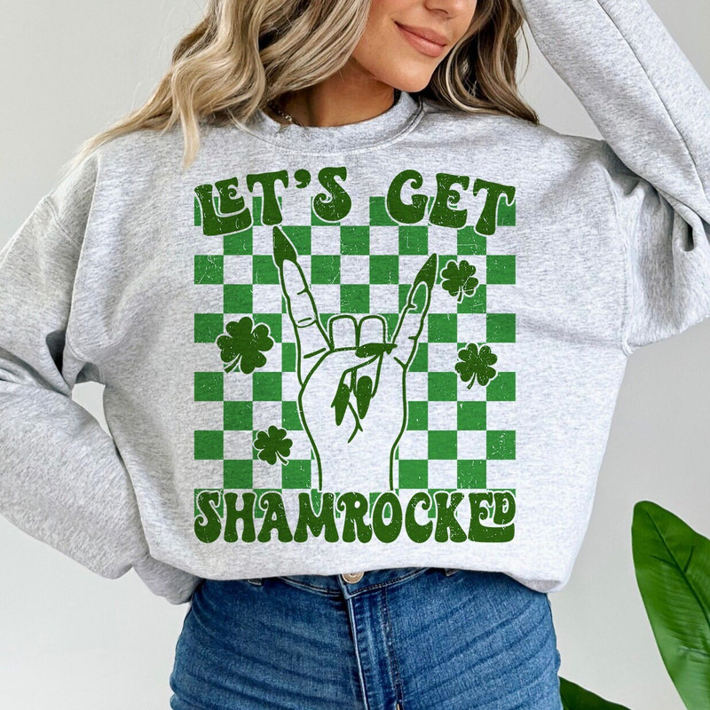 Let's Get Shamrocked PNG, Shamrock Png, St Patricks day shirt, Funny St Patricks Png, Digital Download, Sublimation, Png.jpg