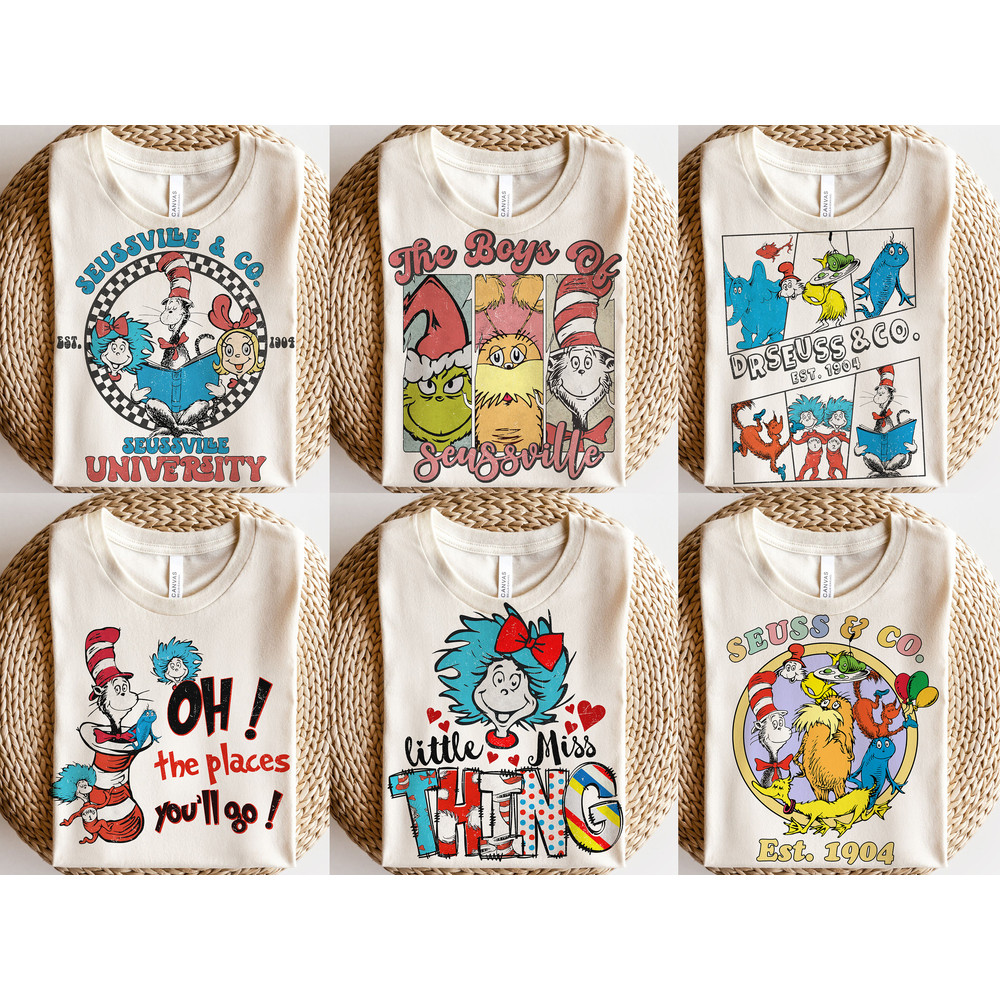 Read Across America Day Png Bundle, Little Miss Thing, Across America Day png, Teacher Life PNG, Dr Sueess Png Bundle, Sublimation, png.jpg