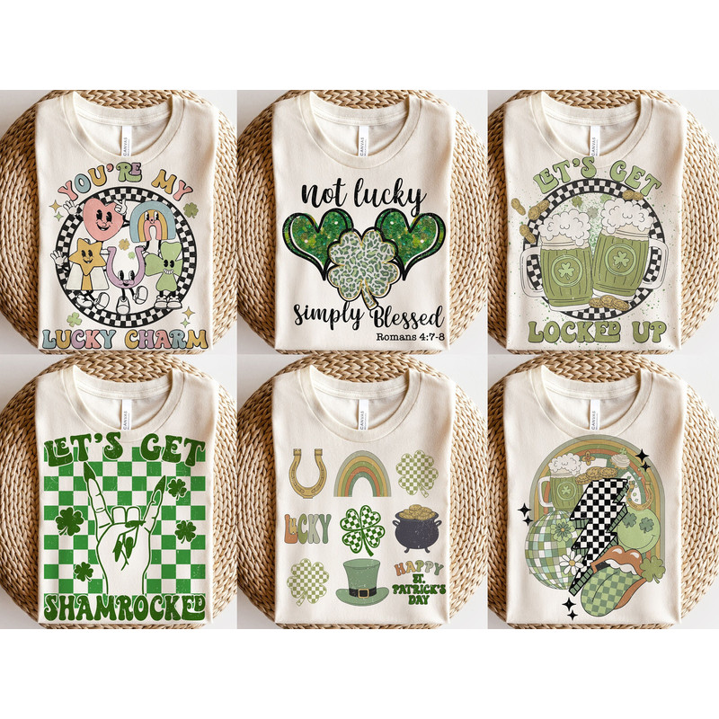 Retro St Patrick Png Bundle, Retro St Patrick Png, Happy Patrick's Day, St Patricks Day Png, St Patricks Png, irish day png, lucky vibes png.jpg