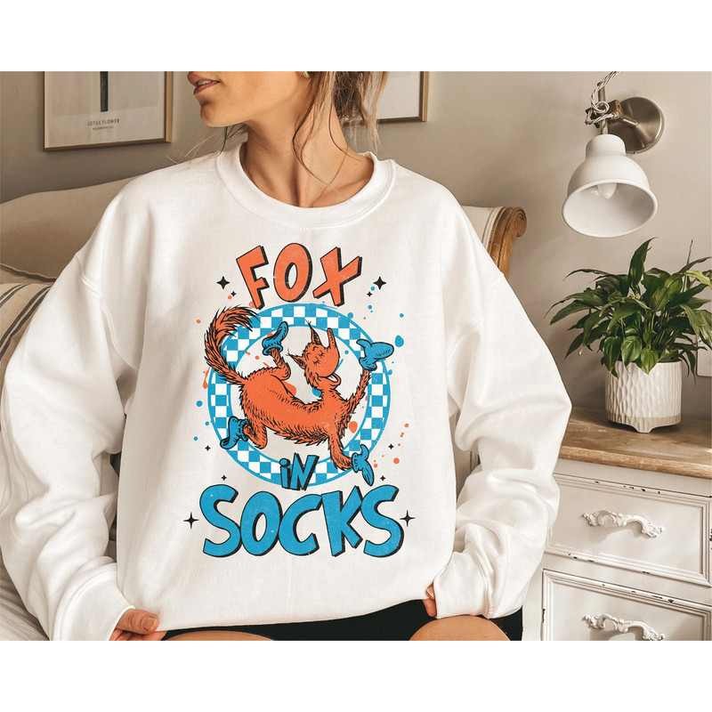 Fox in Socks PNG, Dr. Suess Day PNG, Teacher Life PNG, Read Across America Day, Png Sublimation, png file, Digital Download.jpg