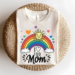 i love you mom png , mom life png , mothers day png , mom with heart png , png