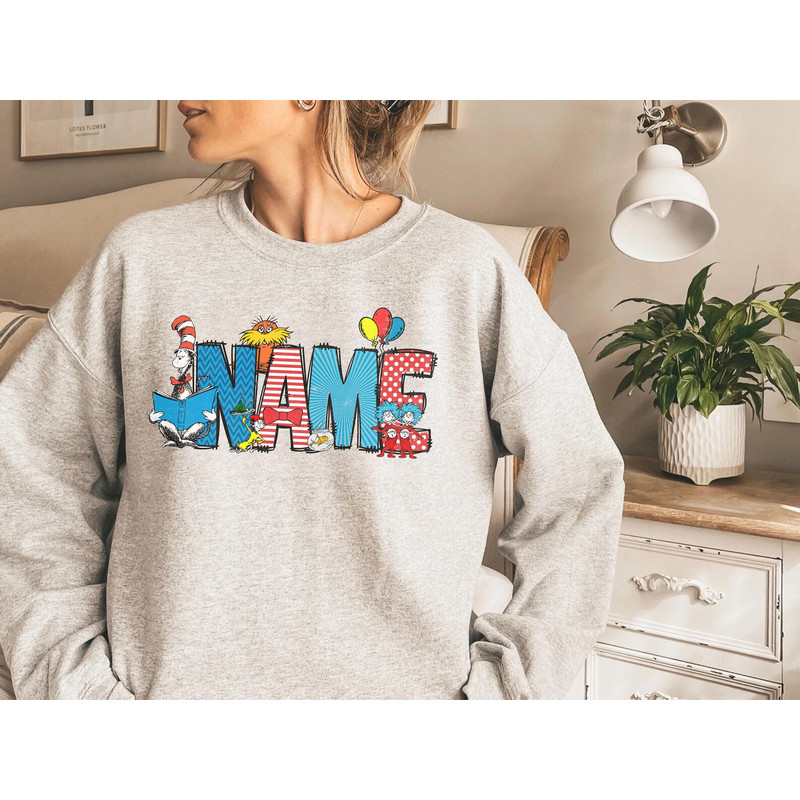 Customizable Name Dr Suess Png, Cat in The Hat Png, Dr Suess Day Png, Dr Suess Png, Read Across America, Teacher Life Png, Custom Name Png 2.jpg