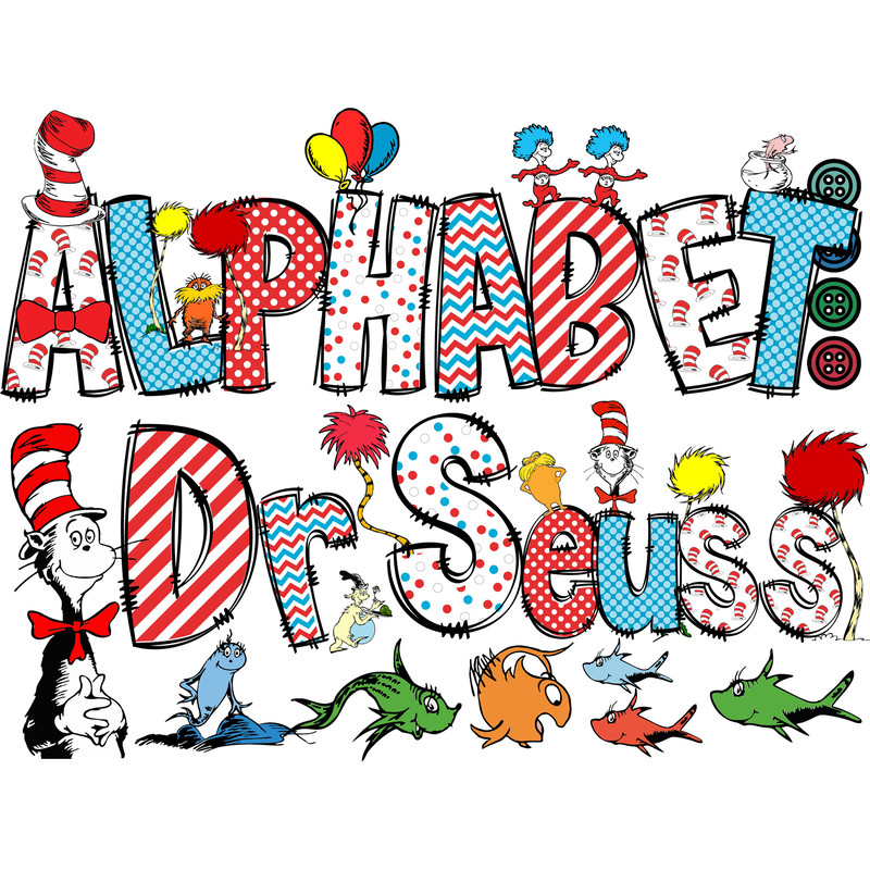 Dr. Suess Alphabet Png, Dr. Suess Bundle, Cat In The Hat PNG, Dr. Suess Font PNG, Doodle Alphabet PNG, Dr Suess Clipart, Read Across America 2.jpg