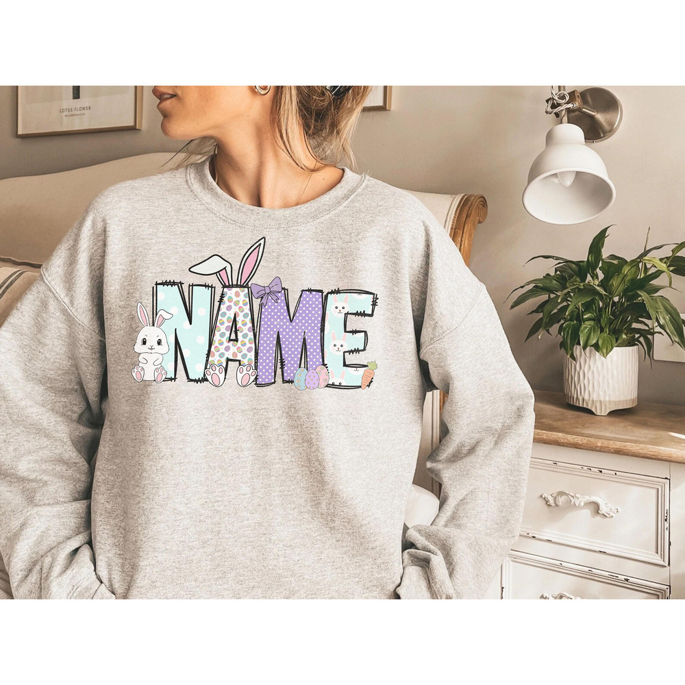 Easter Alphabet doodle Letters PNG Bundle , Bunny, Easter Eggs, Alpha Bundle & Accessories , Sublimation Alpha Set , Commercial Use 1.jpg