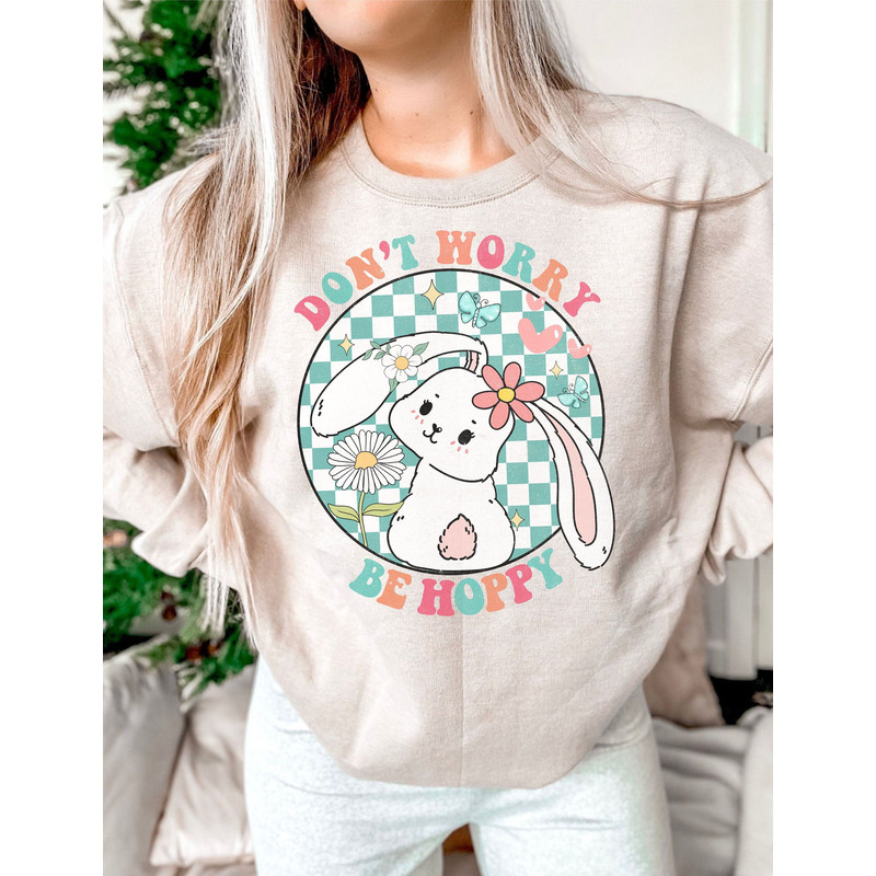 Easter PNG Digital Download, Don't Worry Be Hoppy, Easter png, Easter Design Sublimation For Kid Boy Girl, Png Digital Sublimation, png.jpg