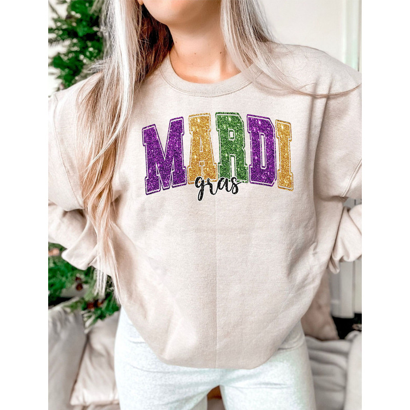 Mardi Gras Faux Sequin PNG, Fleur De Lis, Mardi Gras Beads Faux Glitter Fat Tuesday PNG, Mardi Gras Shirt png, Louisiana png, Carnival png.jpg