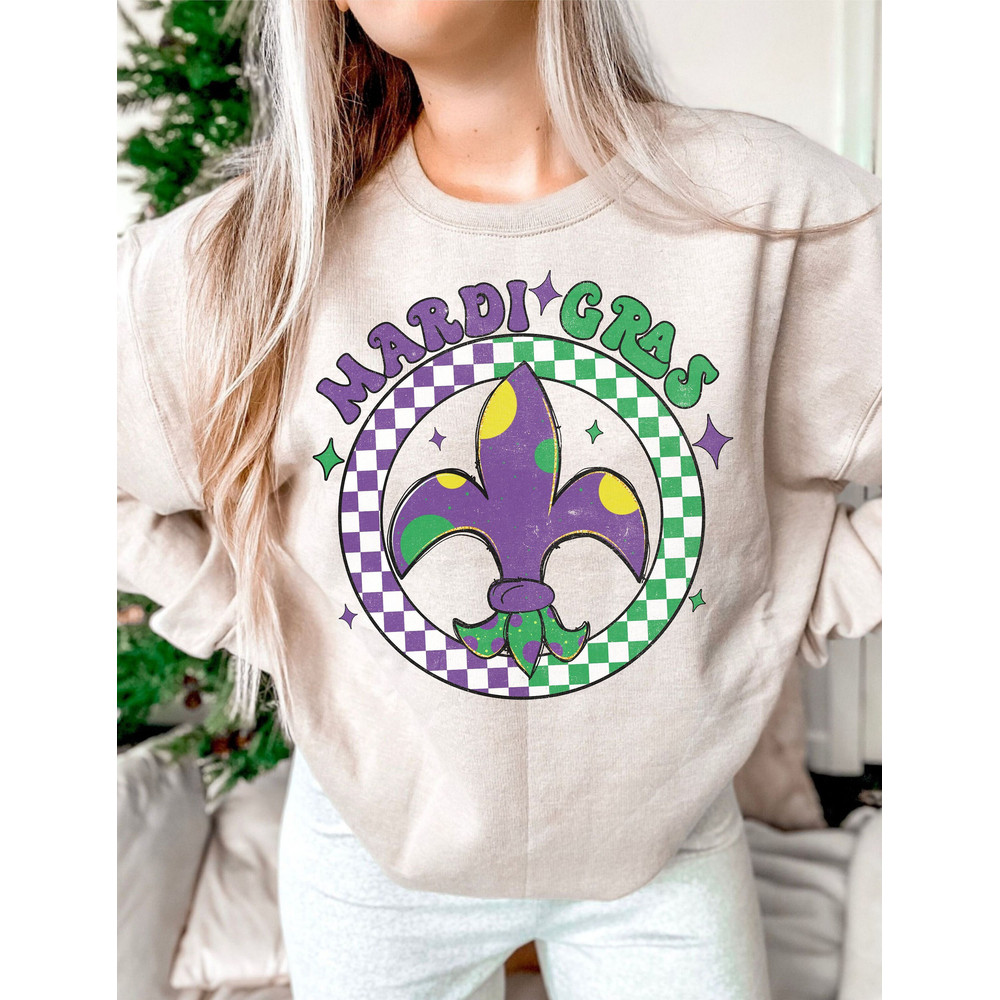 Mardi Gras Varsity Fleur Sublimation Design, Mardi Gras Design for Sublimation, PNG, Original Design.jpg