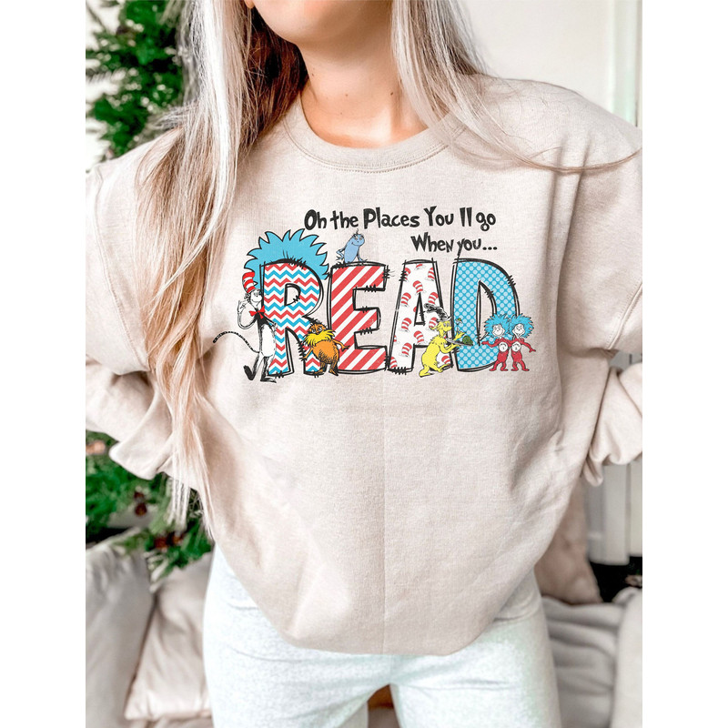 Oh The Place You'll Go When You Read PNG, Dr Suess Png, Cat In The Hat Png, Dr Suess Png, Read Across America Png, Teacher Appreciate Png.jpg