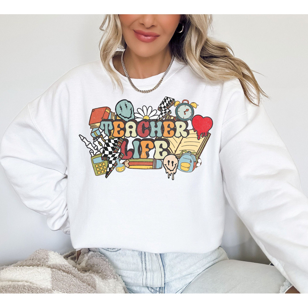 Retro teacher png design, teacher png , teacher life png , teacher clipart, teacher sublimation, back to school png, digital download.jpg