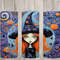 Seamless Abstract Cute Witch Design, Halloween 20 oz Skinny Straight Tumbler Sublimation Design, Tumbler Wrap, PNG File, Digital Download.jpg