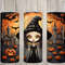 Seamless Abstract Emo Witch Design, Halloween 20 oz Skinny Straight Tumbler Sublimation Design, Tumbler Wrap, PNG File, Digital Download.jpg
