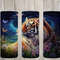Seamless Beautiful Tiger & Night Sky Design, Tiger 20 oz Skinny Straight Tumbler Sublimation Design, Tumbler Wrap, PNG Digital Download.jpg