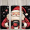 Seamless Cute Santa Claus & Hot Cocoa Design, Christmas 20 oz Skinny Straight Tumbler Sublimation Design, Tumbler Wrap, PNG Digital Download.jpg