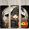 Seamless Cute Witch & Black Cat Design, Halloween 20 oz Skinny Straight Tumbler Sublimation Design, Tumbler Wrap, PNG File, Digital Download.jpg