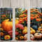 Seamless Fall Pumpkins Garden Design, Fall 20 oz Skinny Straight Tumbler Sublimation Design, Tumbler Wrap, PNG File, Digital Download.jpg
