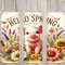 Seamless Hello Spring Cute Pig & Floral Design, Spring 20 oz Skinny Straight Tumbler Sublimation Design, Tumbler Wrap, PNG Digital Download.jpg