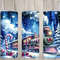 Seamless Peppermint Candy Cane Train Design, Christmas 20 oz Skinny Straight Tumbler Sublimation Design, Tumbler Wrap, PNG Digital Download.jpg