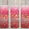 Seamless Rose Gold & Pink Glitter Ombre Design, Glitter 20 oz Skinny Straight Tumbler Sublimation Design, Tumbler Wrap, PNG Digital Download.jpg
