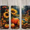 Seamless Sunflowers & Pumpkins Design, Fall 20 oz Skinny Straight Tumbler Sublimation Design, Tumbler Wrap, PNG File, Digital Download.jpg