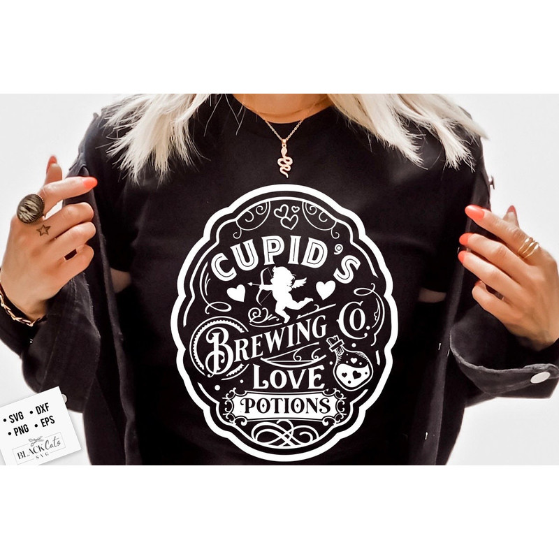 Cupid's Brewing Co SVG, Farmhouse Valentine svg, Cupid's Brewing Co SVG, Cupid's Round label svg, Love potion svg, Premium Love Potions svg 3.jpg