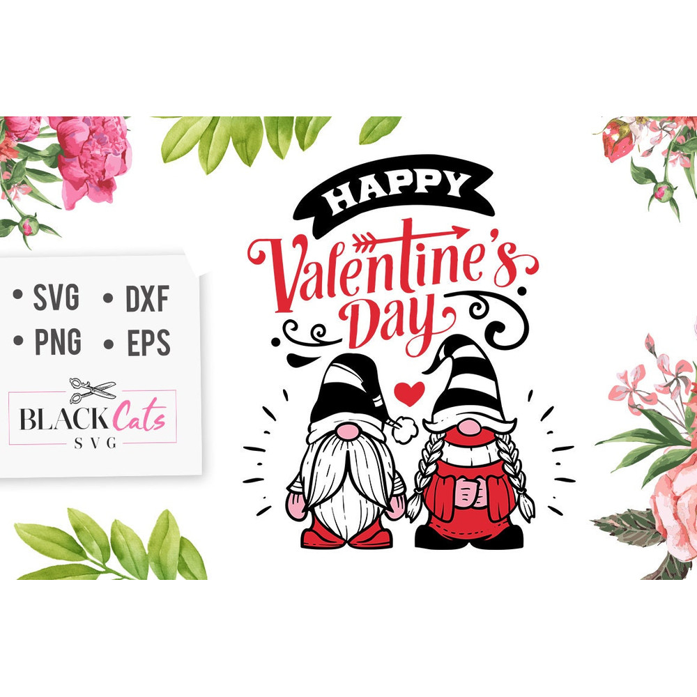 Happy Valentines Day SVG, Valentine's Day SVG, Valentine Gnome Svg, Gnome Svg.jpg