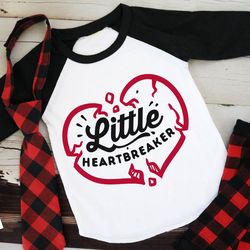 little heartbreaker svg, valentines day svg, valentine shirt svg, love svg