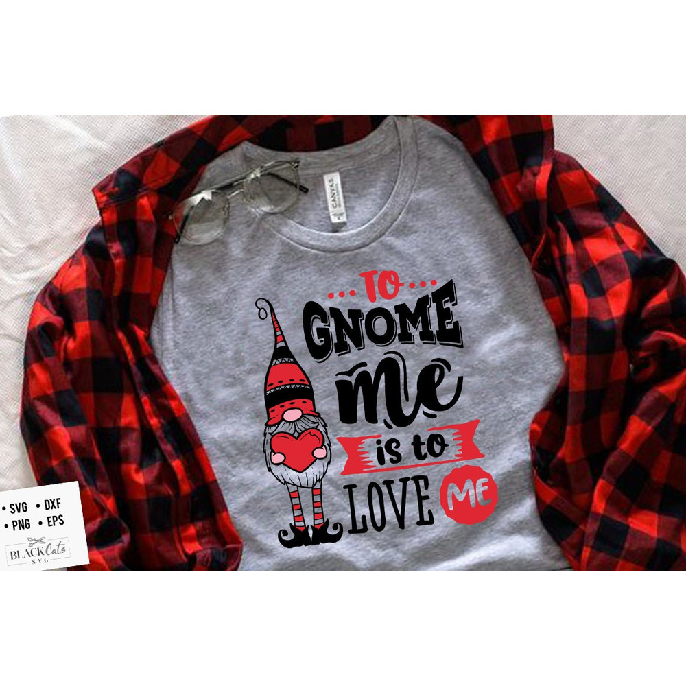 To gnome me is to love me SVG, Valentine's Day SVG, Valentine Gnome Svg, Gnome Svg.jpg