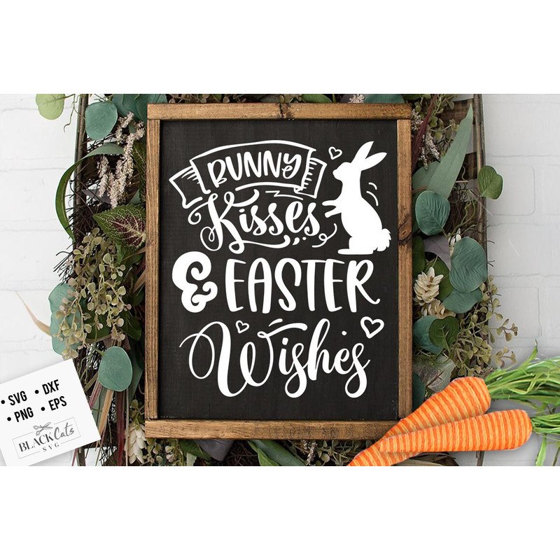 Bunny kisses and Easter wishes svg, Cottontail SVG, Easter SVG,  Cottontail Farms SVG, Easter Bunny svg, Vintage Easter svg.jpg
