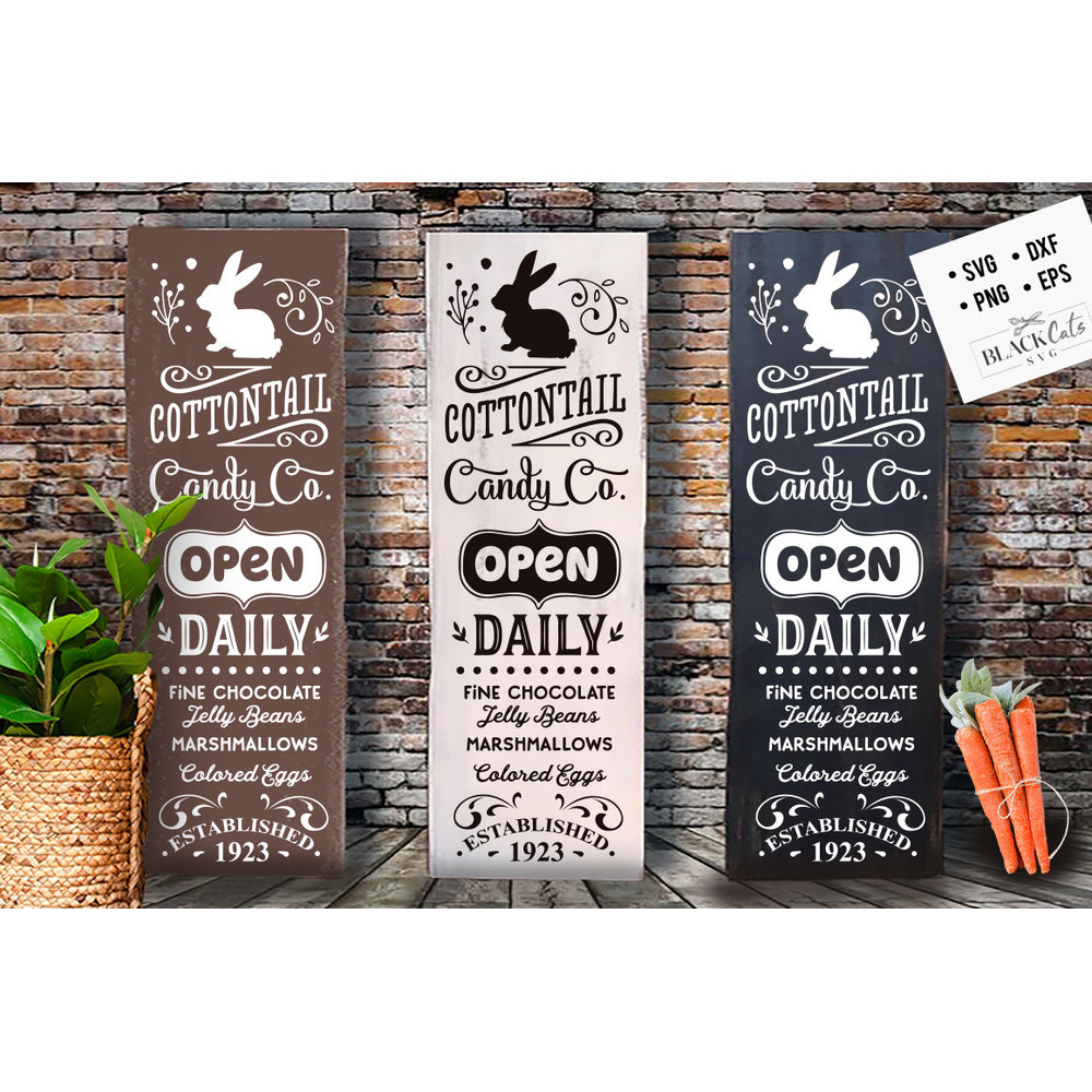 Cottontail Candy SVG, Easter Bunny SVG,  Cottontail Candy Co SVG, Easter svg, Vintage Easter svg.jpg